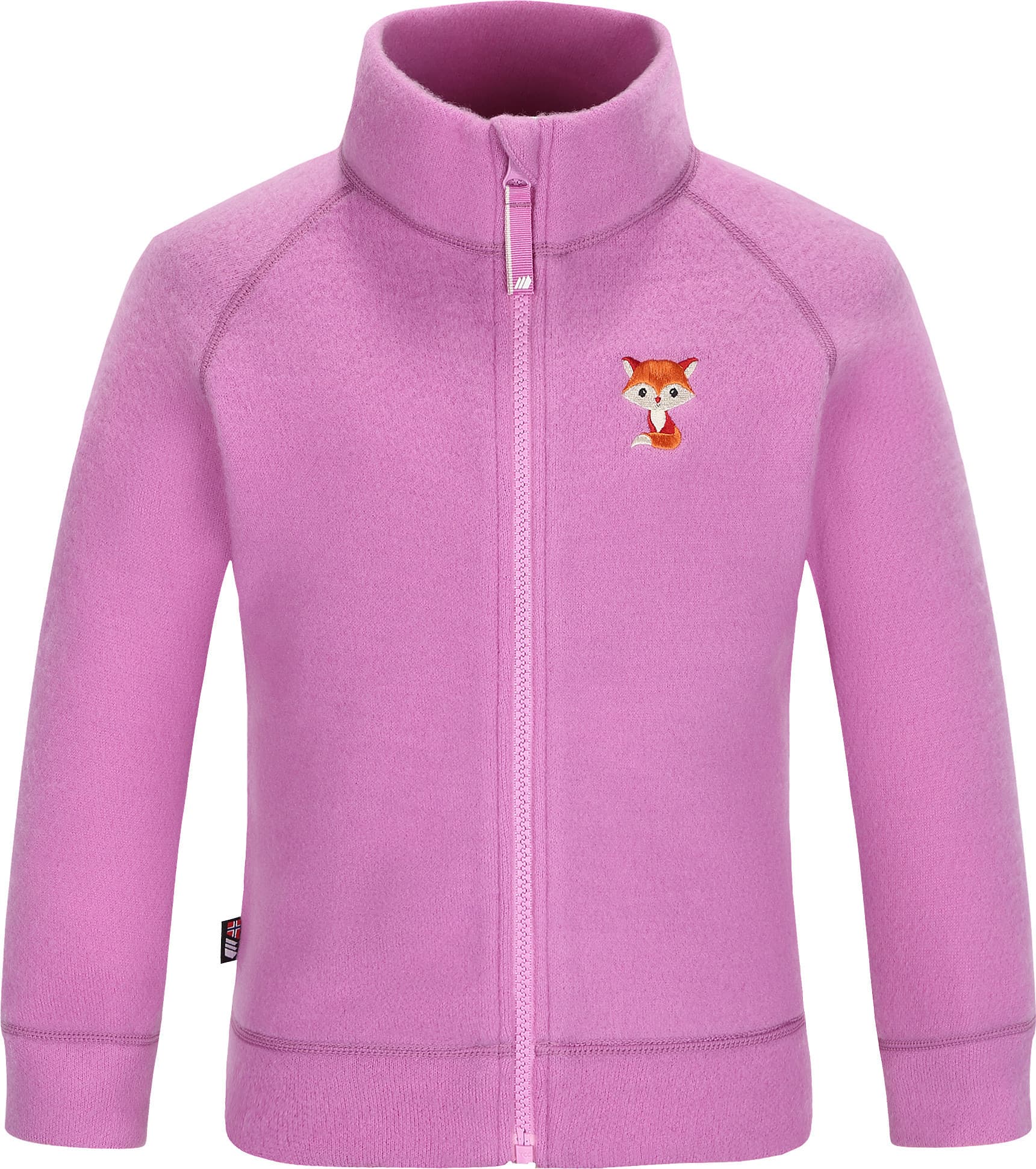 Skogstad Skogstad Kids' Åsberg Soft Merinoull Jakke Bright Purple