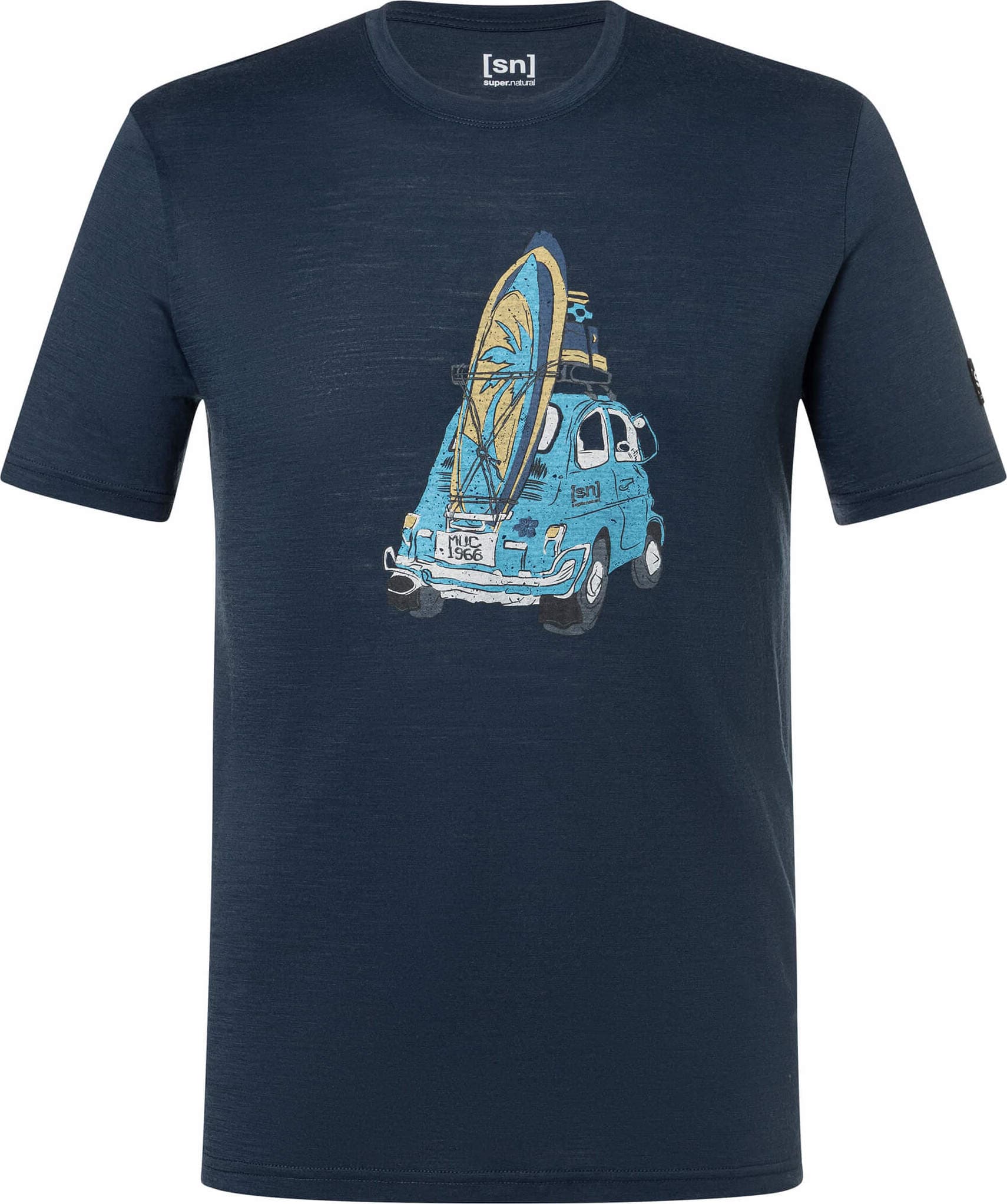 Super.Natural super.natural Men's Carsurf Tee Blueberry/various