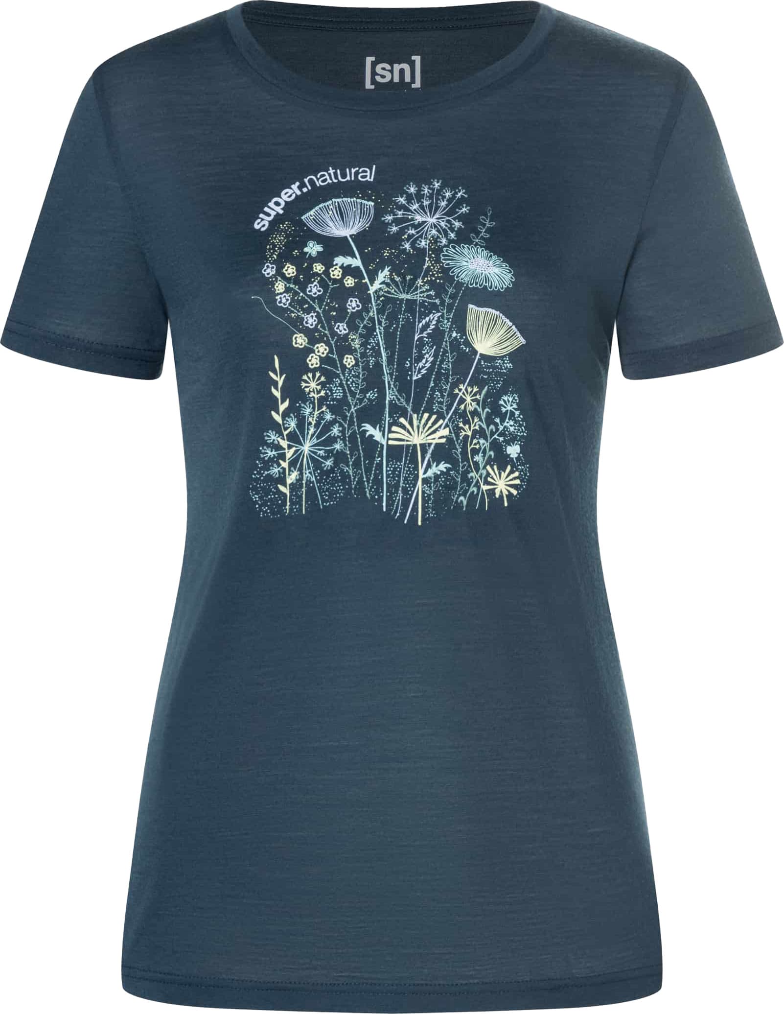 Super.Natural super.natural Women's Rock Flowers Tee Blueberry/various