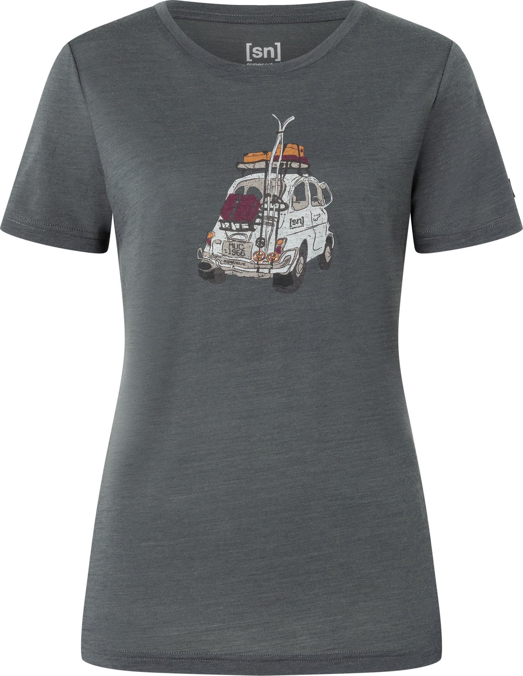 Super.Natural super.natural Women's Carski Tee Dark Shadow Melange/various