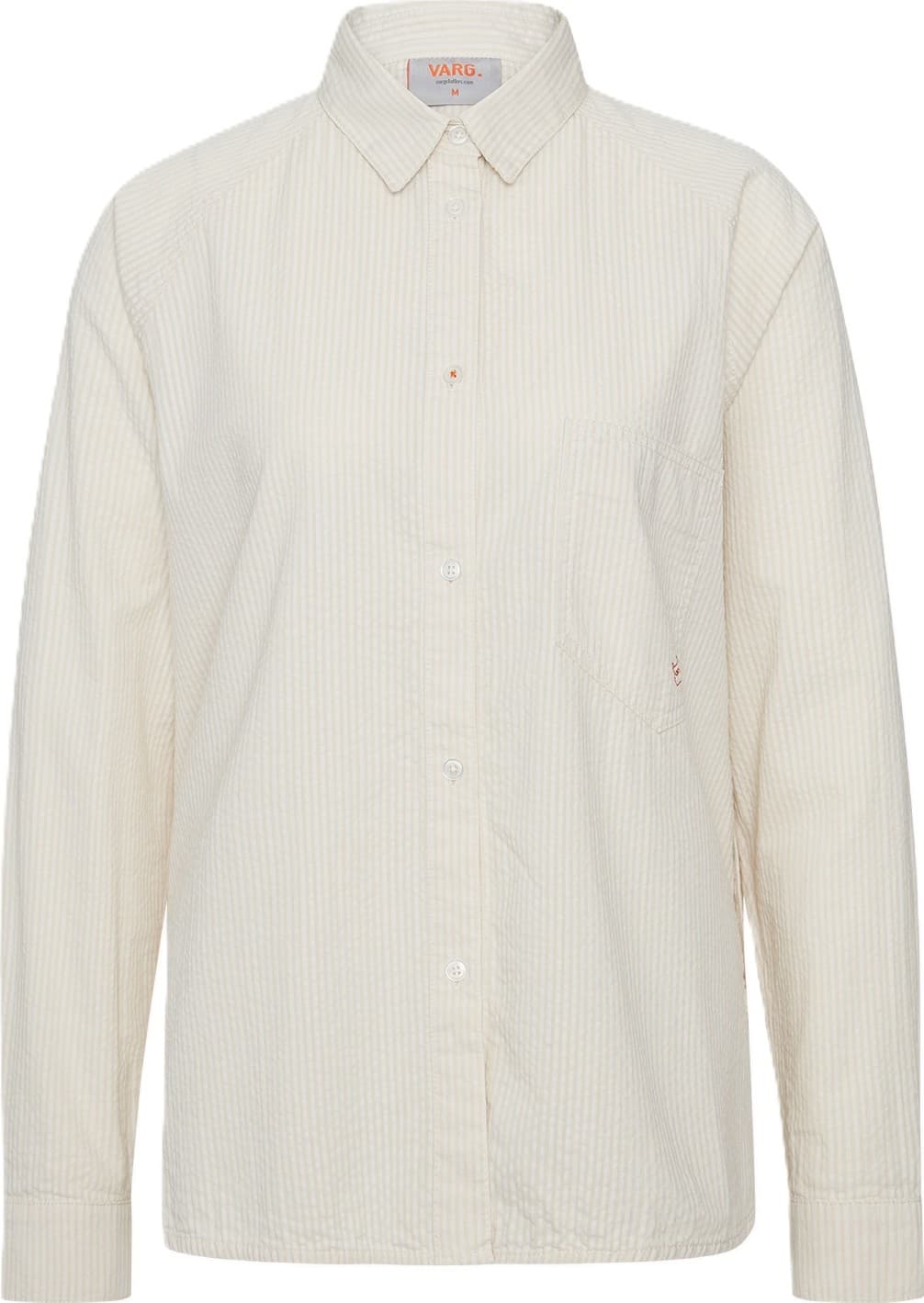 Varg Varg Women's Haväng Summer Shirt Oat And White