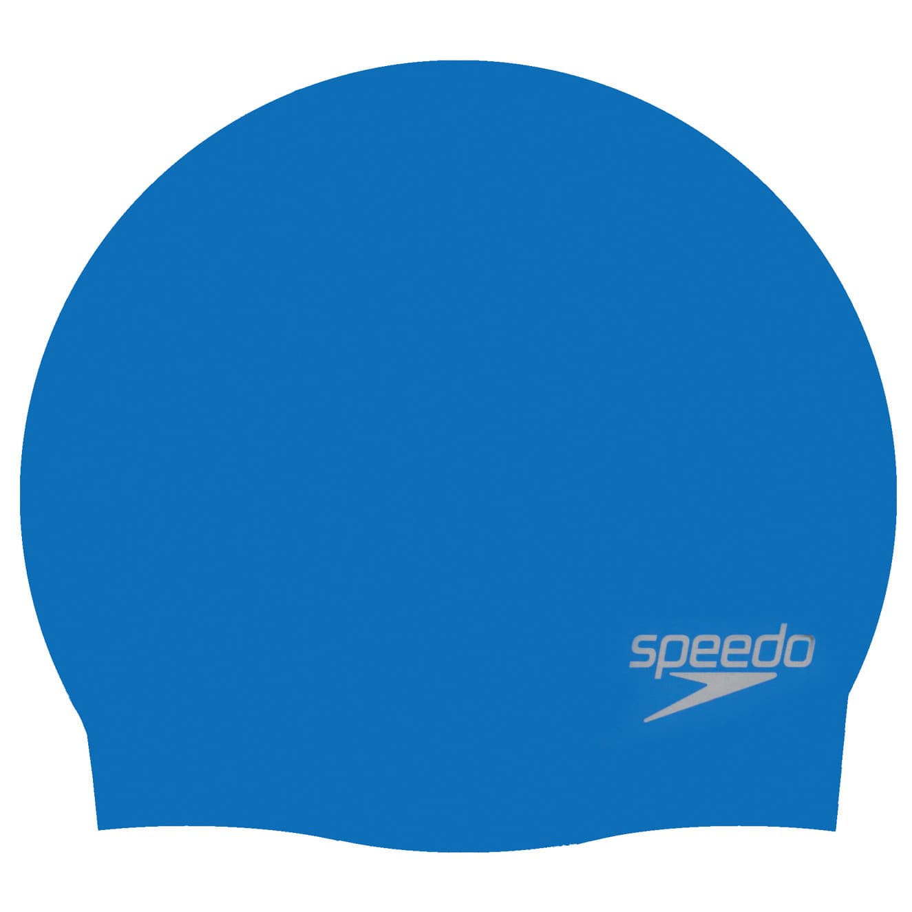Speedo Speedo Plain Moulded Silicone Cap Blue Mop