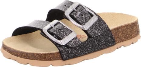 Superfit Superfit Kids' Fussbettpantoffel Black Combi