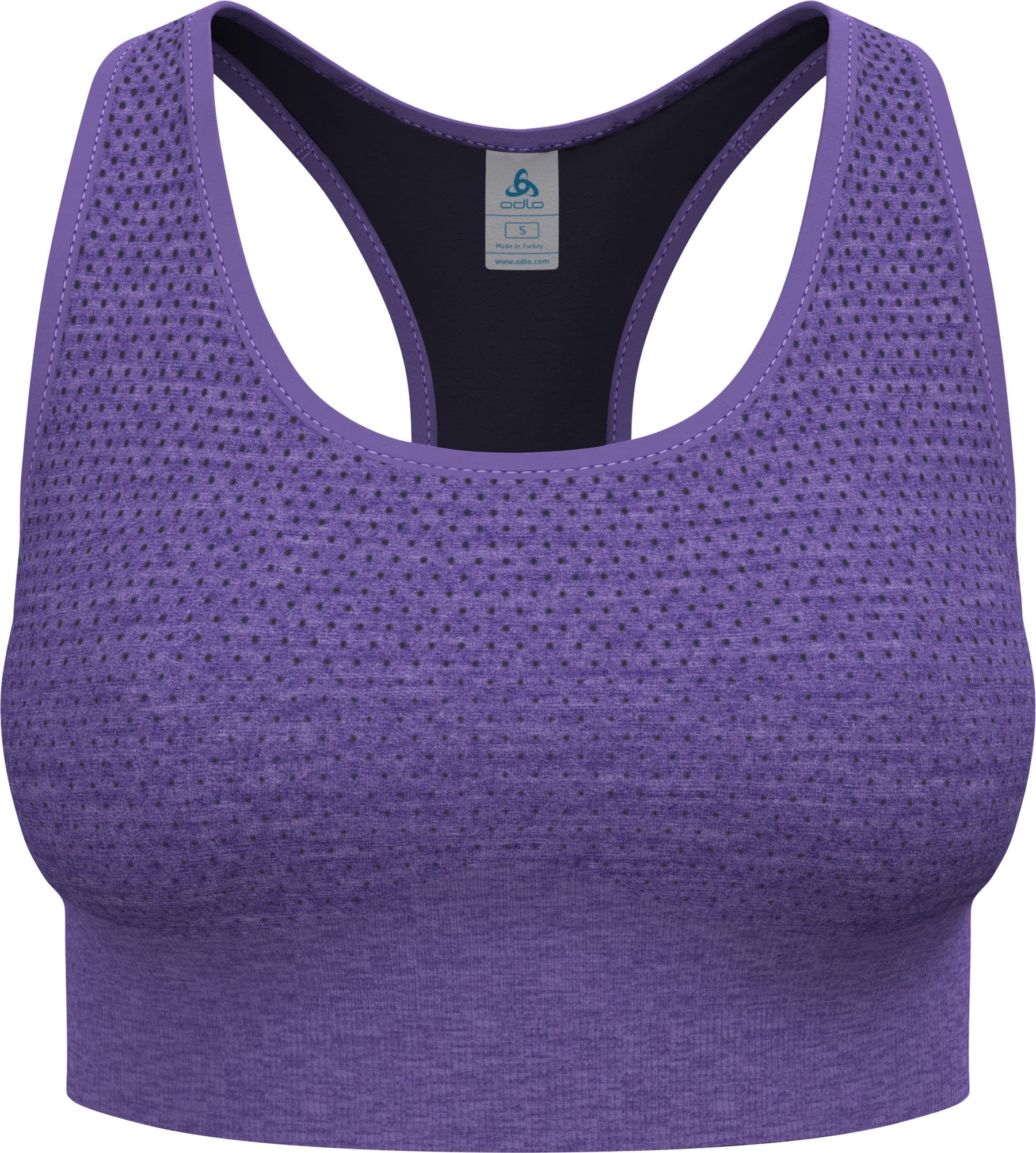 Odlo Odlo Women's Odlo Seamless Medium - Padded Sport Bra Afterparty Melange