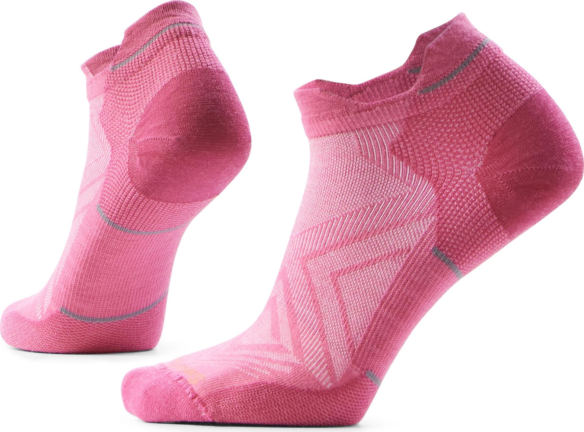 SmartWool Smartwool Women's Run Low Ankle Socks Zero Cushion Garden Pink