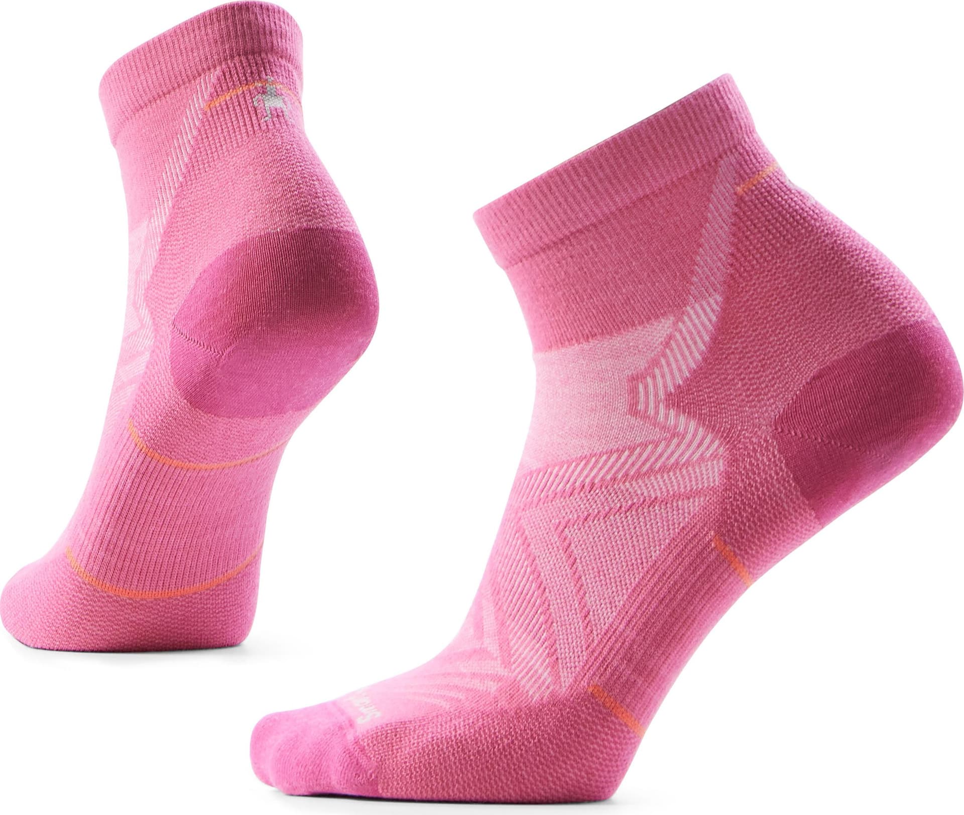 SmartWool Smartwool Women's Run Ankle Socks Zero Cushion Garden Pink