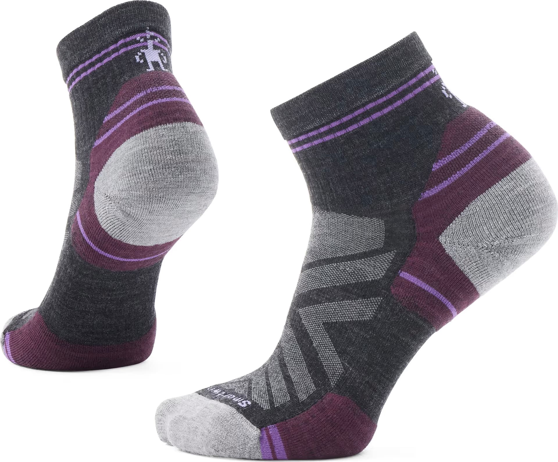 SmartWool Smartwool Women's Hike Targeted Cushion Ankle Socks Charcoal