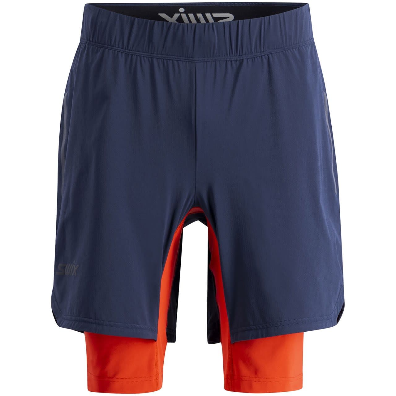 Swix Swix Men's Pace Hybrid Shorts Dark Navy/Lava