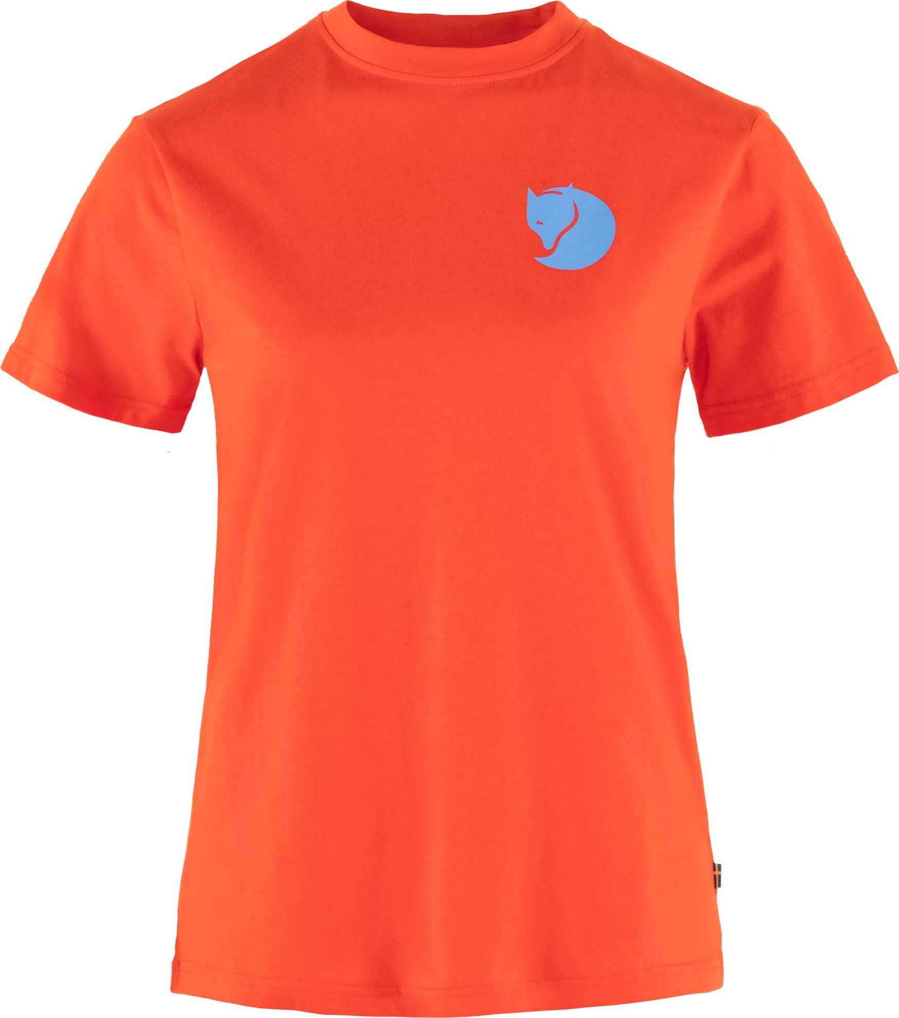 Fjällräven Fjällräven Women's Fox Boxy Logo Tee Flame Orange