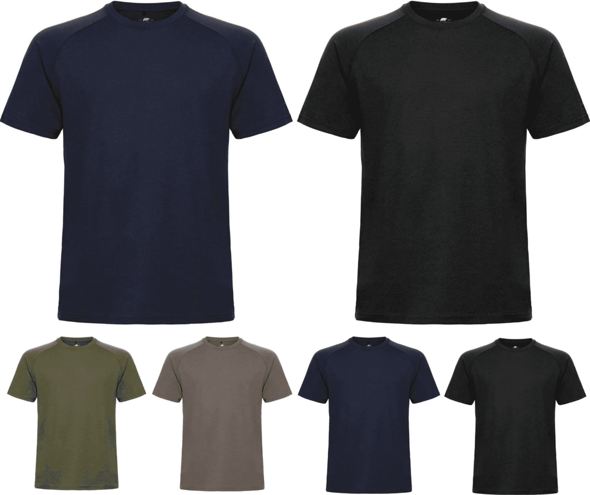 Gridarmor Men's Merino Wool Tee 2-pack