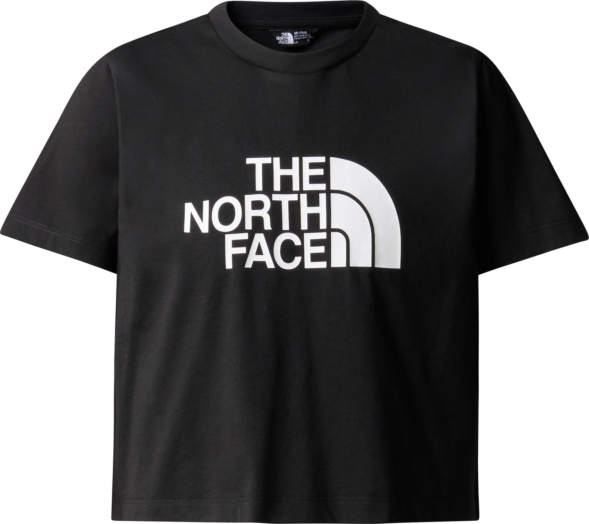 The North Face The North Face Girls' Cropped Easy T-Shirt TNF Black