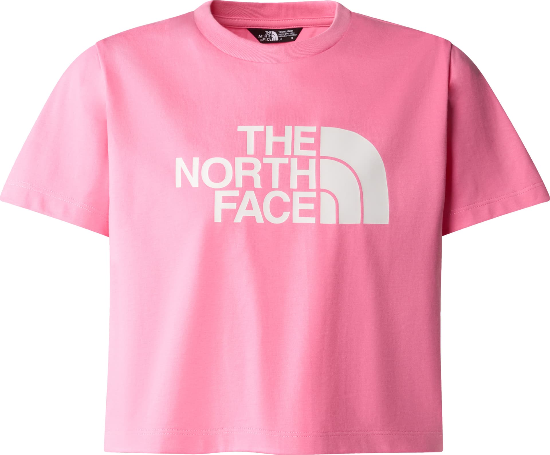 The North Face The North Face Girls' Cropped Easy T-Shirt Gamma Pink