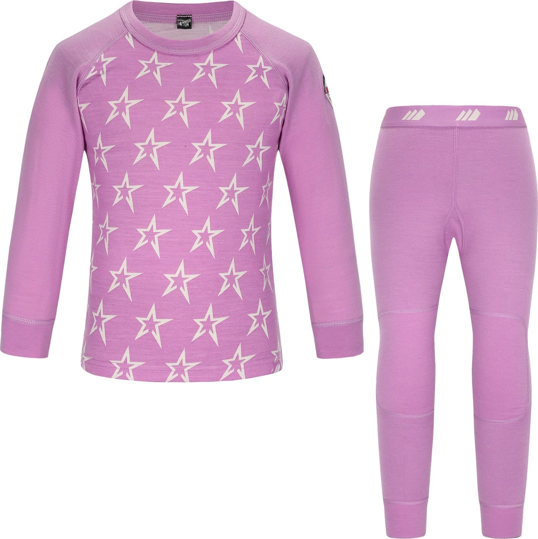 Skogstad Skogstad Kids' Loppa Merinoull Sett Bright Purple