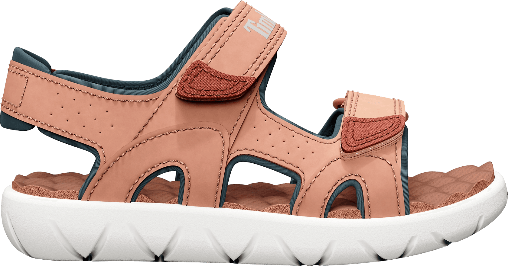 Timberland Timberland Kids' Perkins Row 2-Strap Sandal Light Orange