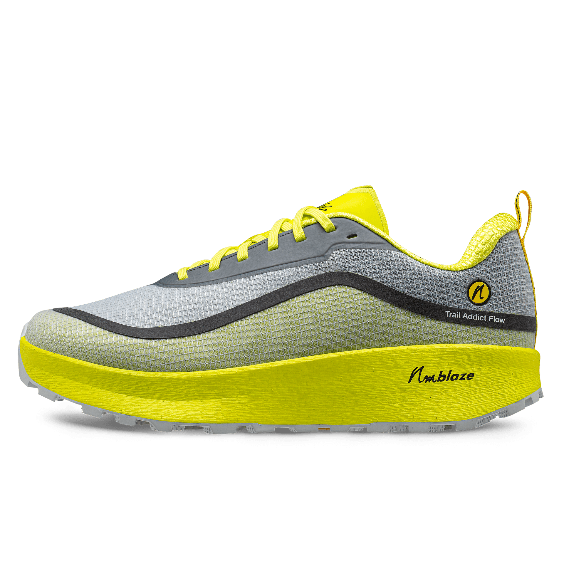 Joe Nimble Joe Nimble Men's Trail Addict Flow+ Yellow/Grey II