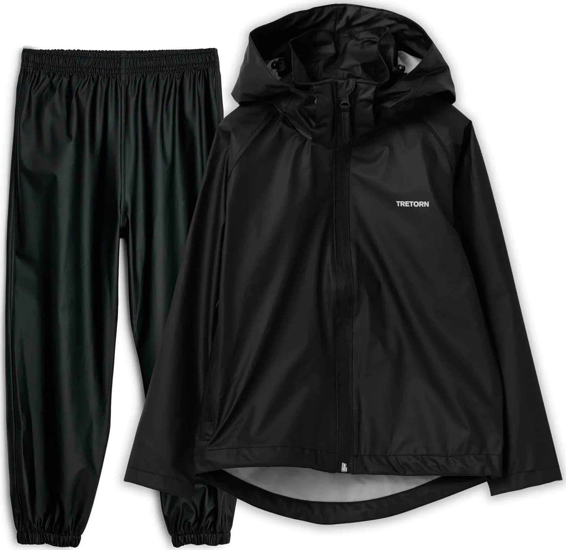 Tretorn Tretorn Kids' Packable Rainset Black
