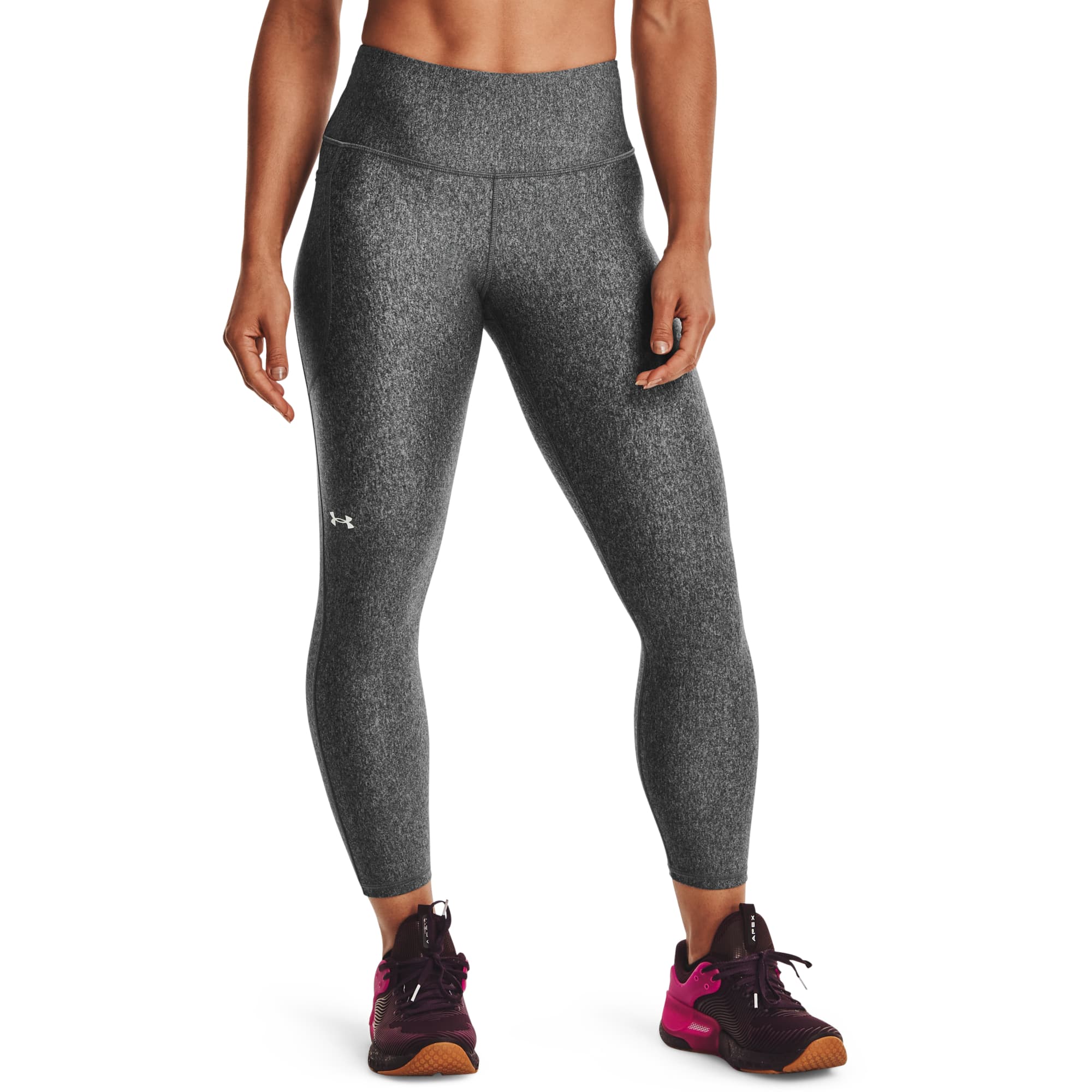 Under Armour Under Armour Women's HG Armour Hi Ankle Leggings Charcoal Light Heather