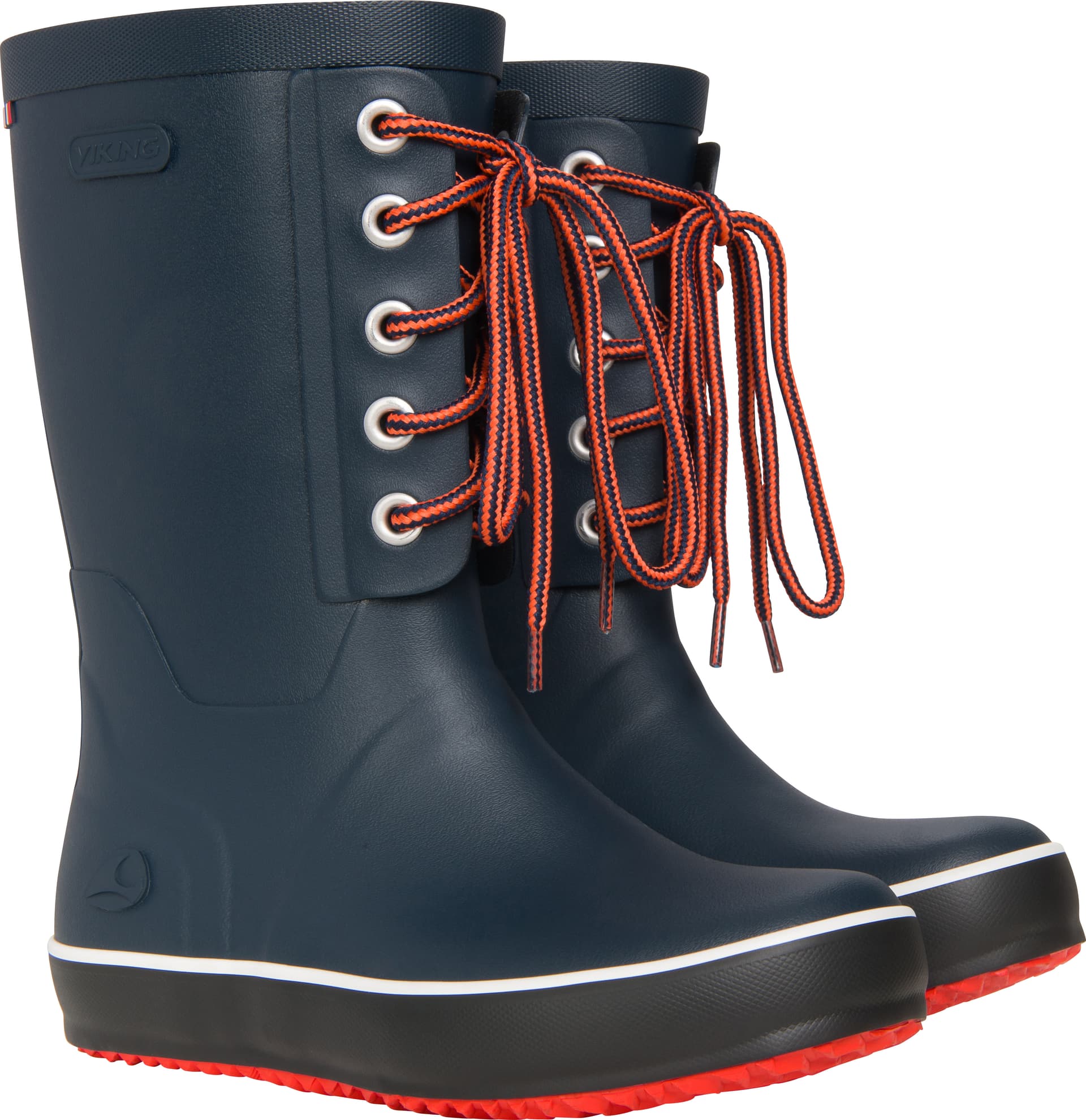 Viking Footwear Viking Footwear Kids' Retro Logg Navy/Red