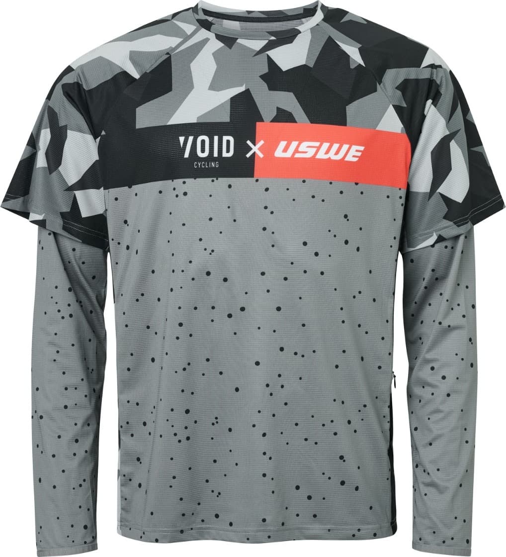 Void Void Men's MTB Long Sleeve Jersey Co-Lab Camo Black
