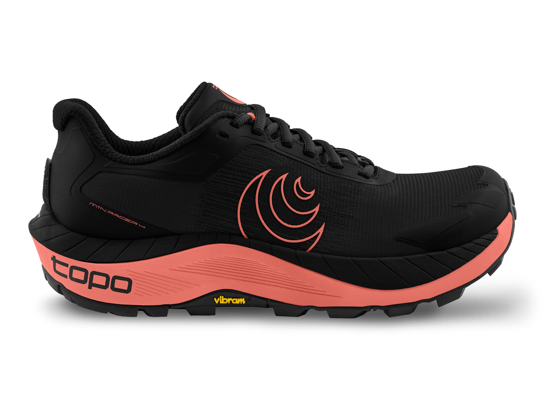 Topo Athletic Topo Athletic Women's MTN Racer 4 Black/rose