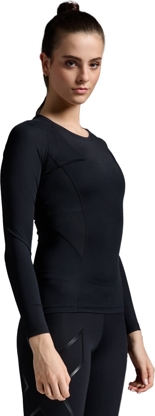 2XU 2XU Women's Core Compression Long Sleeve Black/no Logo
