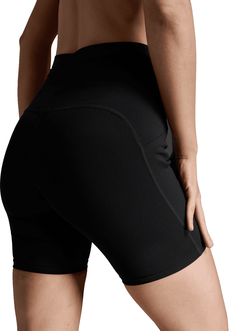 2XU 2XU Women's Form Stash Hi-Rise Compression 4 Inch Shorts Black/black