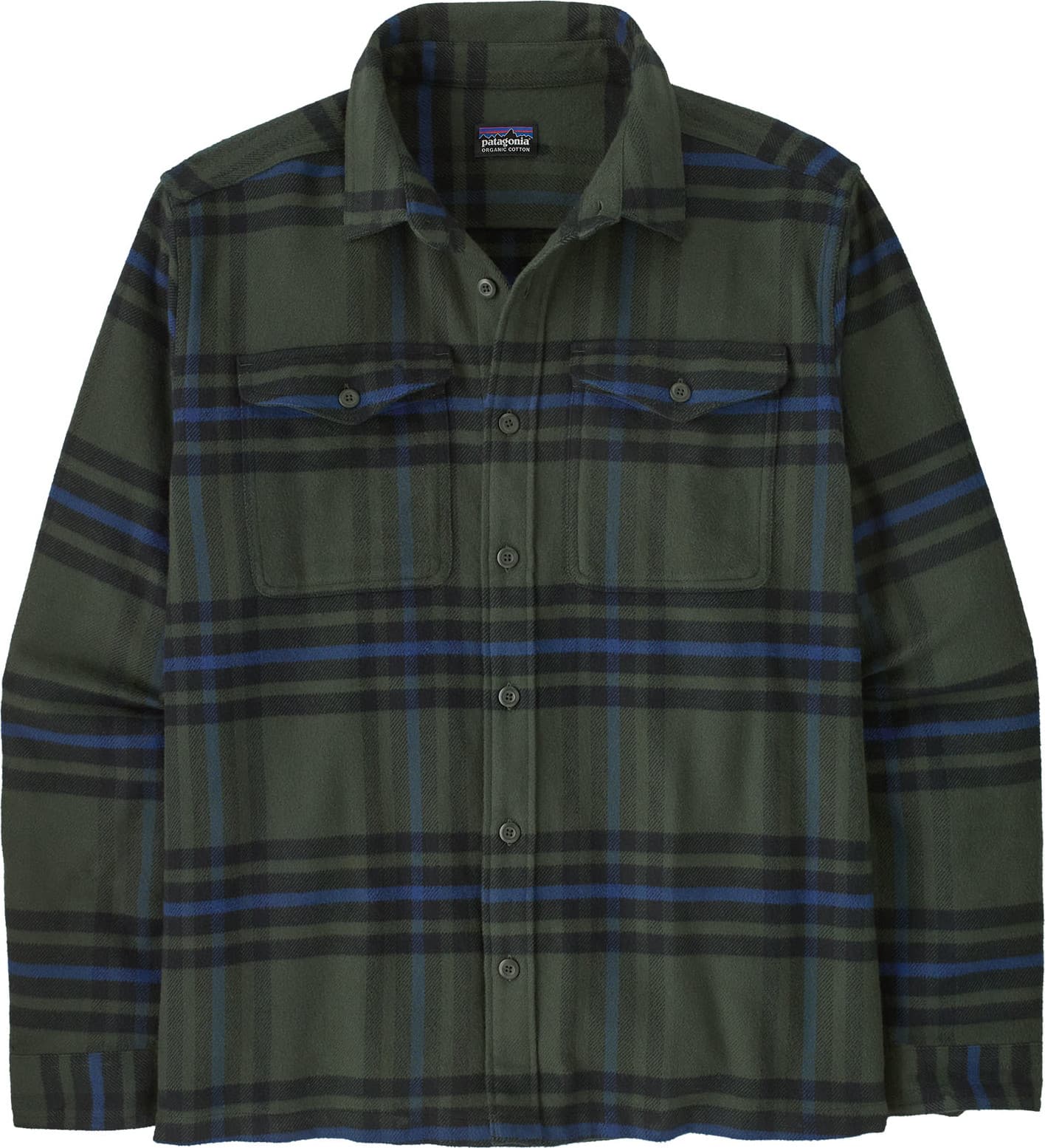 Patagonia Patagonia Men's Fjord Flannel Shirt Catch: Old Growth Green