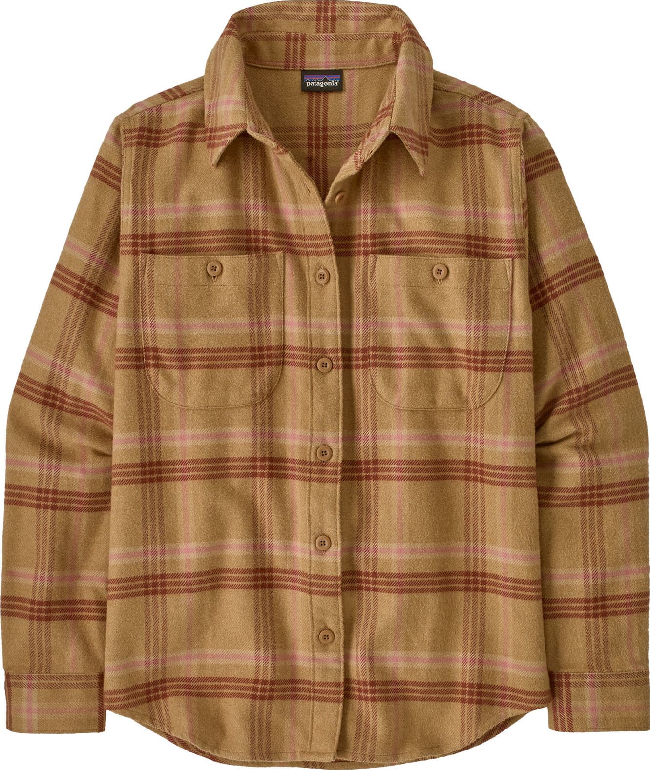 Patagonia Patagonia Women's Fjord Flannel Shirt Old Spruce: Nest Brown