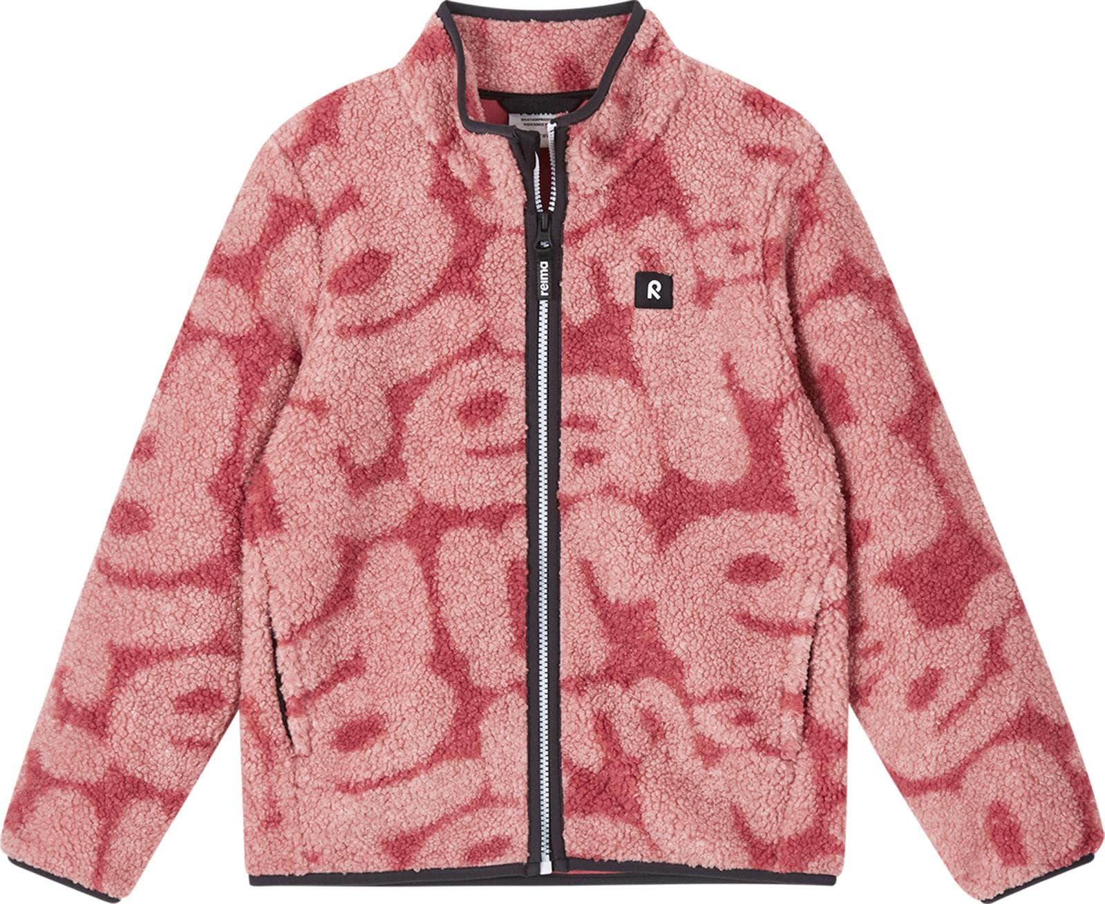 Reima Reima Kids' Fleece Sweater Tupsis Aop Rose Blush