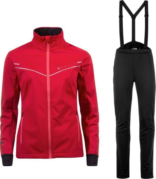 Halti Halti Women's Vire Xct Softshell Set Ski Patrol Red