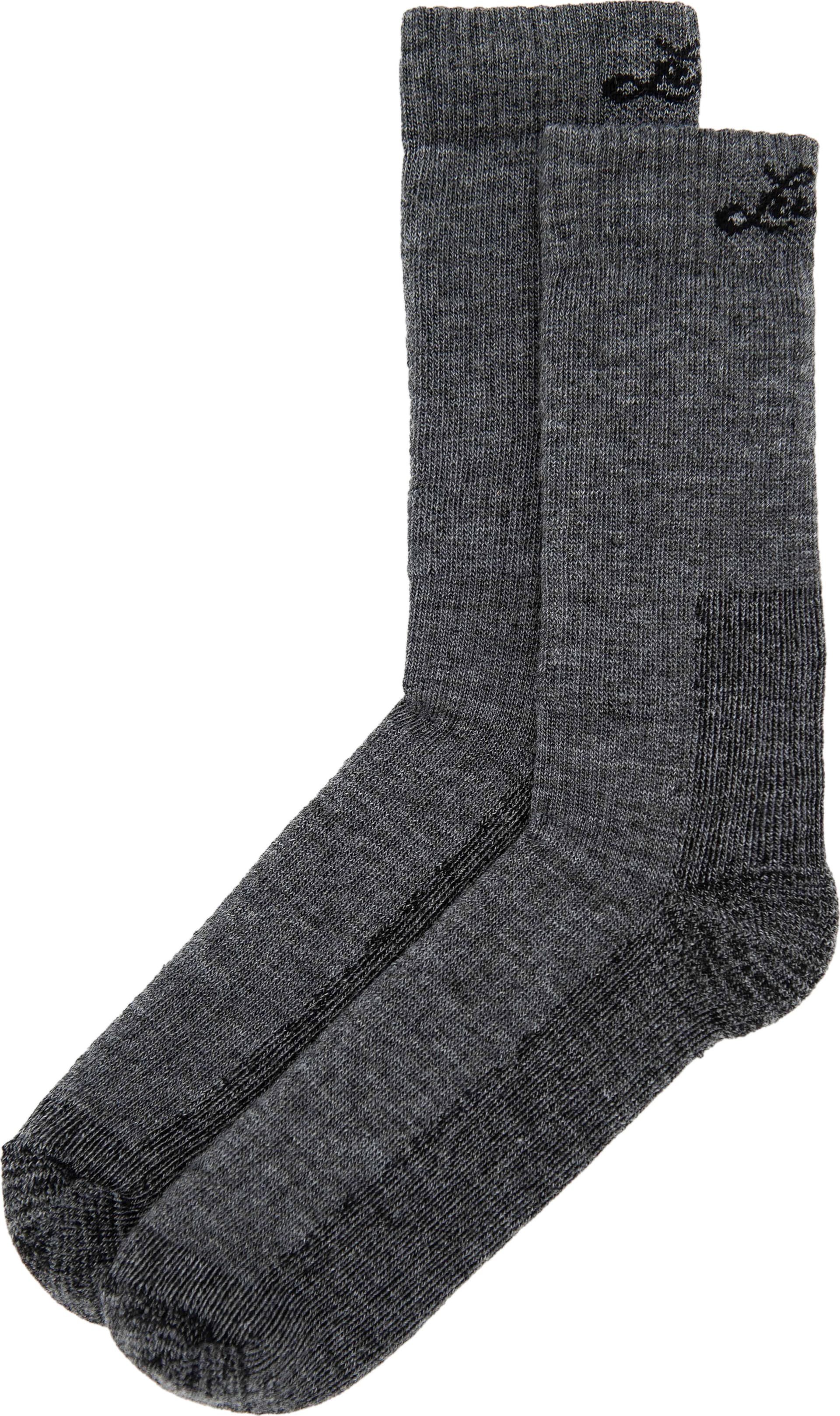 Lundhags Lundhags Wool Terry Trekking Sock Mid Dark Grey Melange