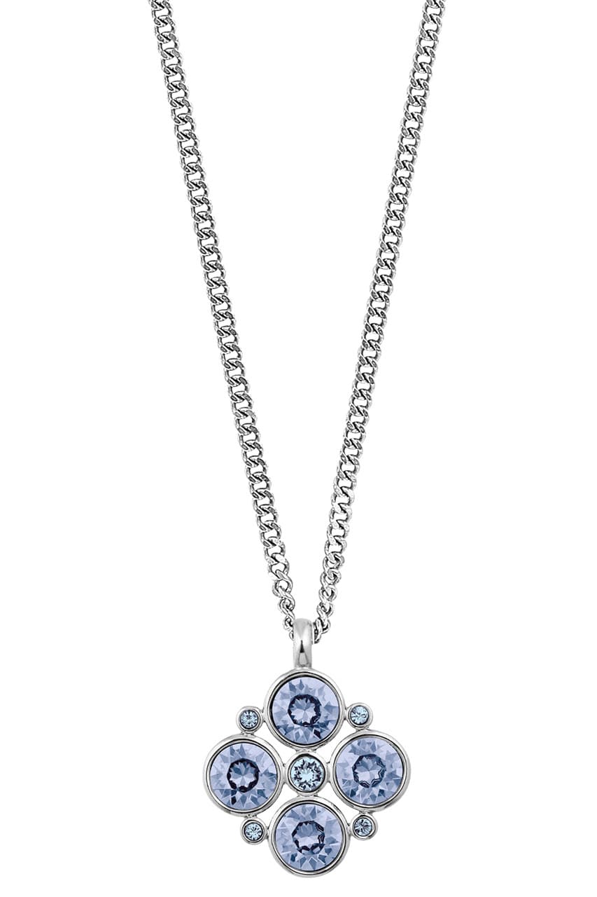 Dyrberg/Kern DYRBERG/KERN MAUDE NECKLACE 361040 (Silver, Blue, ONESIZE)