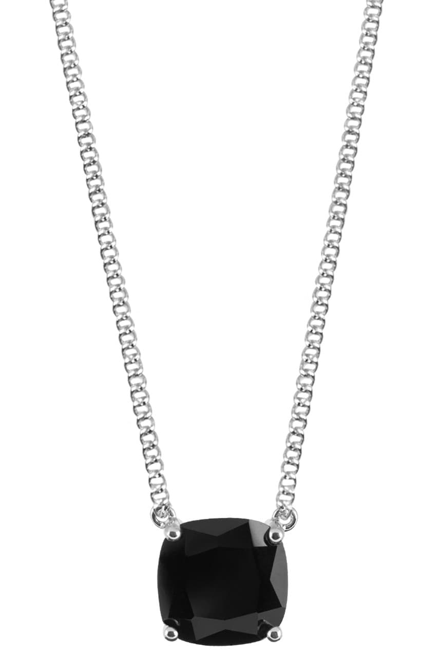 Dyrberg/Kern DYRBERG/KERN MANNY NECKLACE 360028 (Silver, Black, ONESIZE)