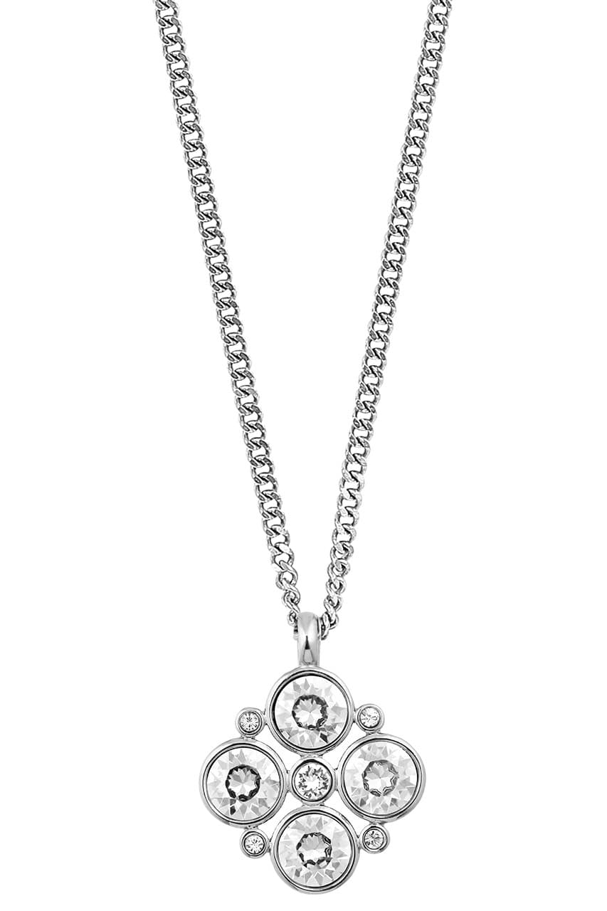 Dyrberg/Kern DYRBERG/KERN MAUDE NECKLACE 354053 (Silver, Crystal, ONESIZE)
