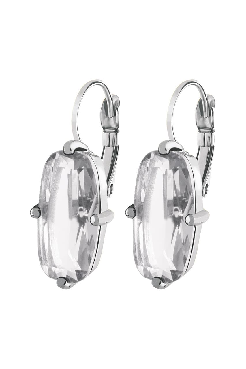 Dyrberg/Kern DYRBERG/KERN BARITA EARRING 361056 (Silver, Crystal, ONESIZE)