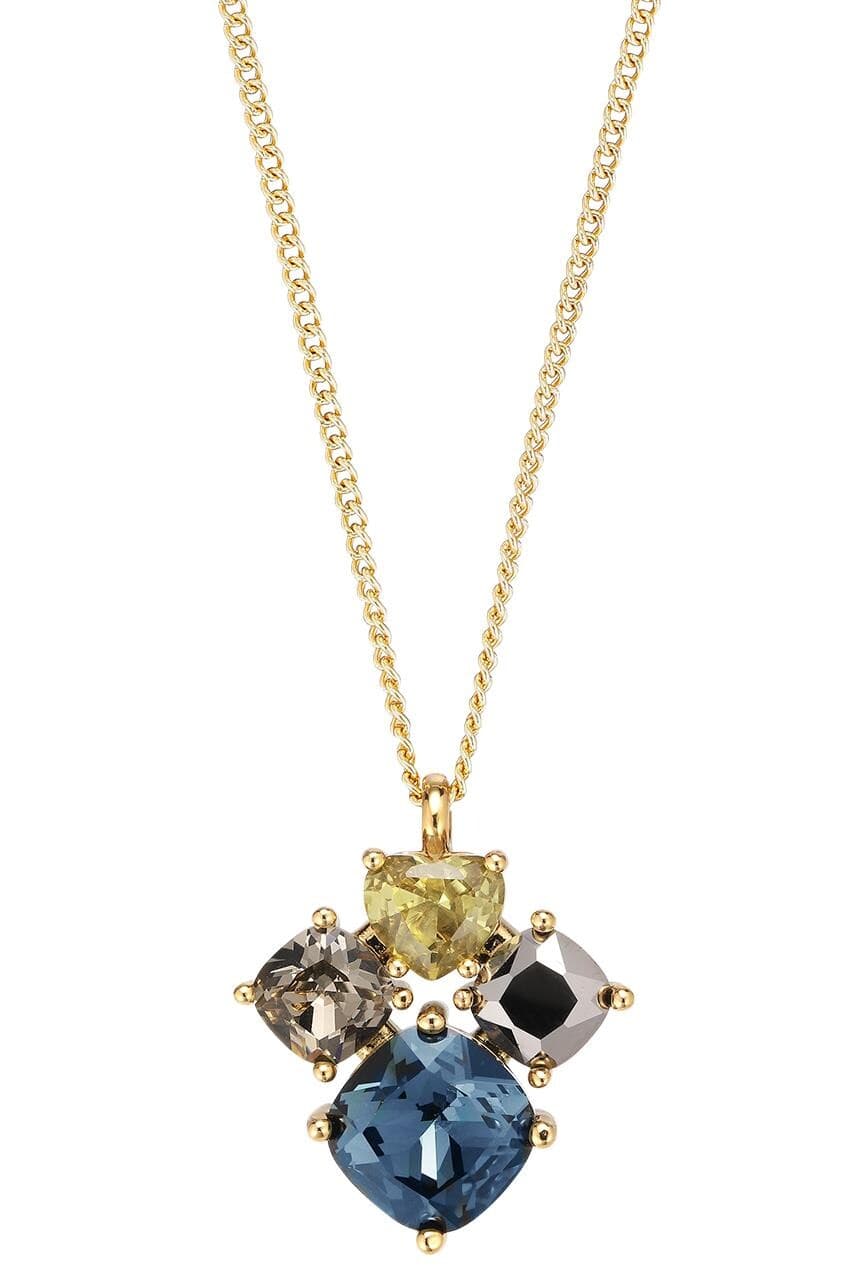 Dyrberg/Kern DYRBERG/KERN MASIKA NECKLACE 370012 (Gold, Blue, ONESIZE)