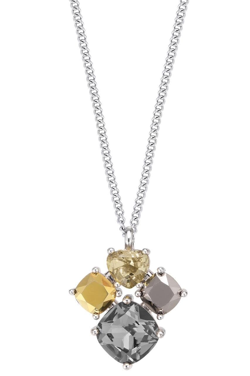 Dyrberg/Kern DYRBERG/KERN MASIKA NECKLACE 370047 (Silver, Grey, ONESIZE)