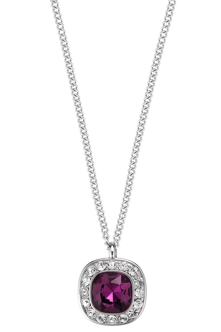 Dyrberg/Kern DYRBERG/KERN KELLY NECKLACE 370038 (Silver, Purple, ONESIZE)