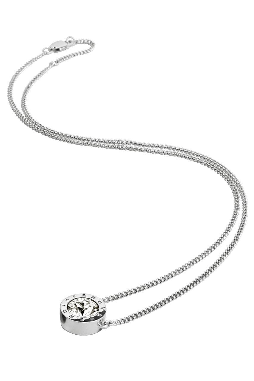 Dyrberg/Kern DYRBERG/KERN LOUISE NECKLACE 10689 (Silver, Crystal, ONESIZE)