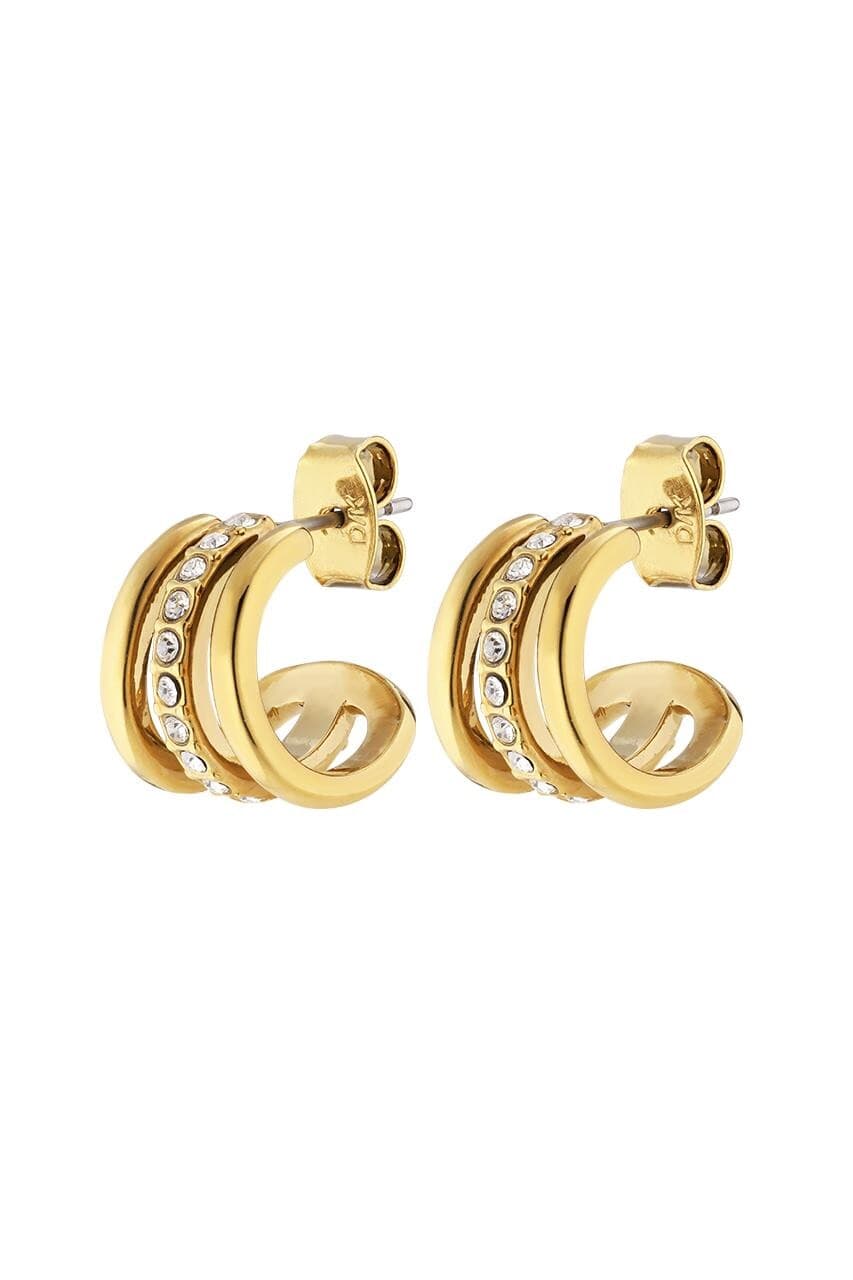 Dyrberg/Kern DYRBERG/KERN THEA EARPOST 380081 (Gold, Crystal, ONESIZE)