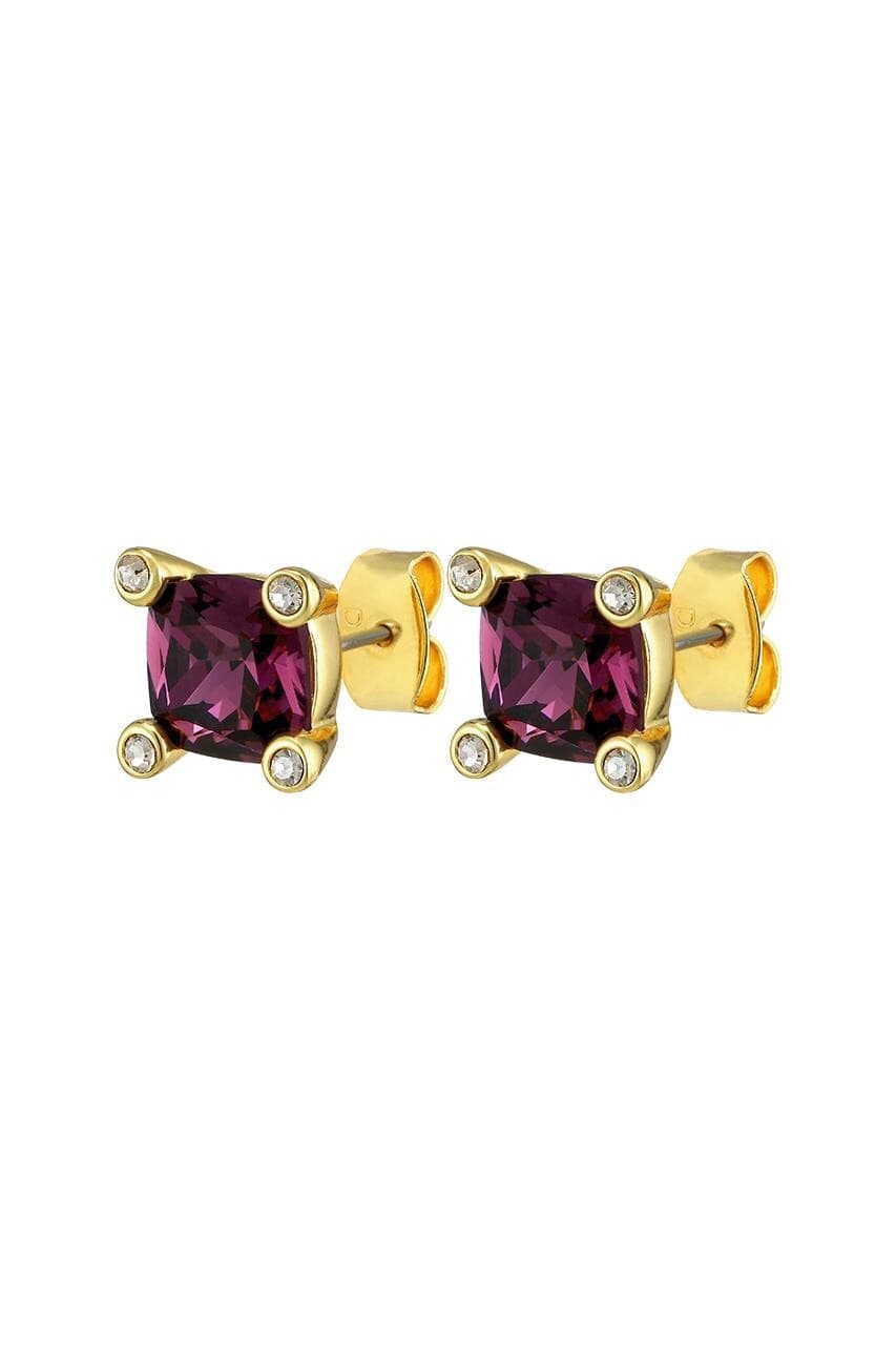 Dyrberg/Kern DYRBERG/KERN CLARA EARRING 390044 (Gold, Purple, ONESIZE)