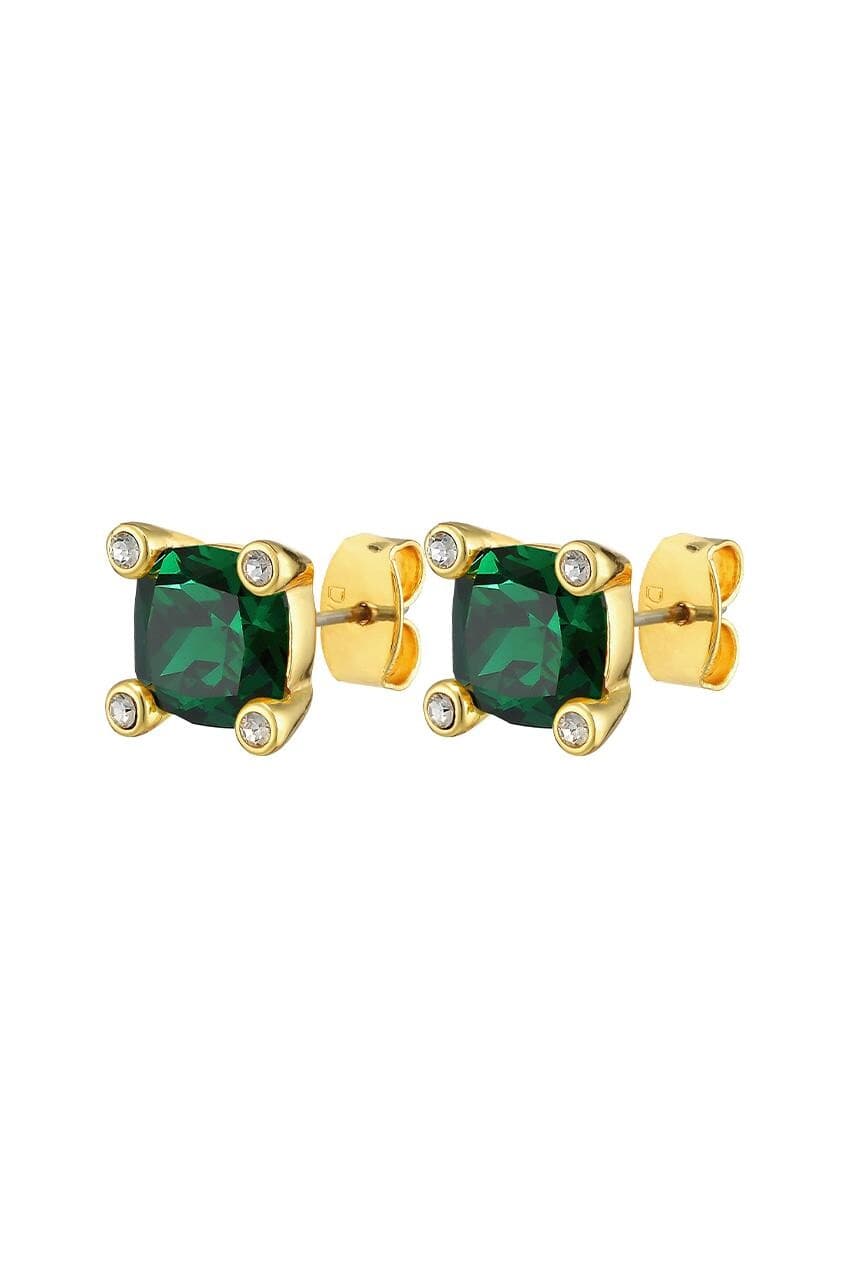 Dyrberg/Kern DYRBERG/KERN CLARA EARRING 390045 (Gold, Green, ONESIZE)