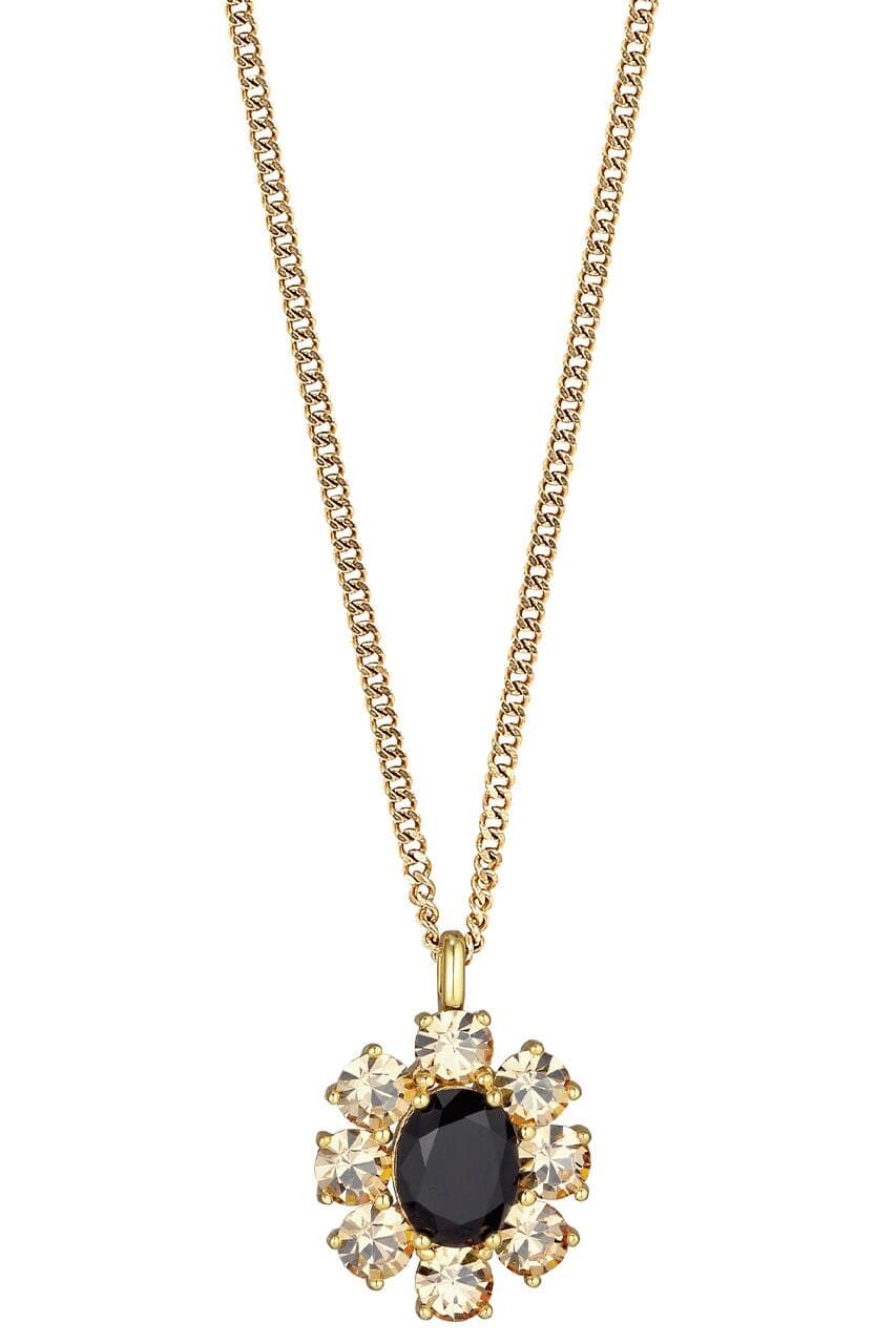Dyrberg/Kern DYRBERG/KERN CLAUDIA NECKLACE 390081 (Gold, Black, ONESIZE)