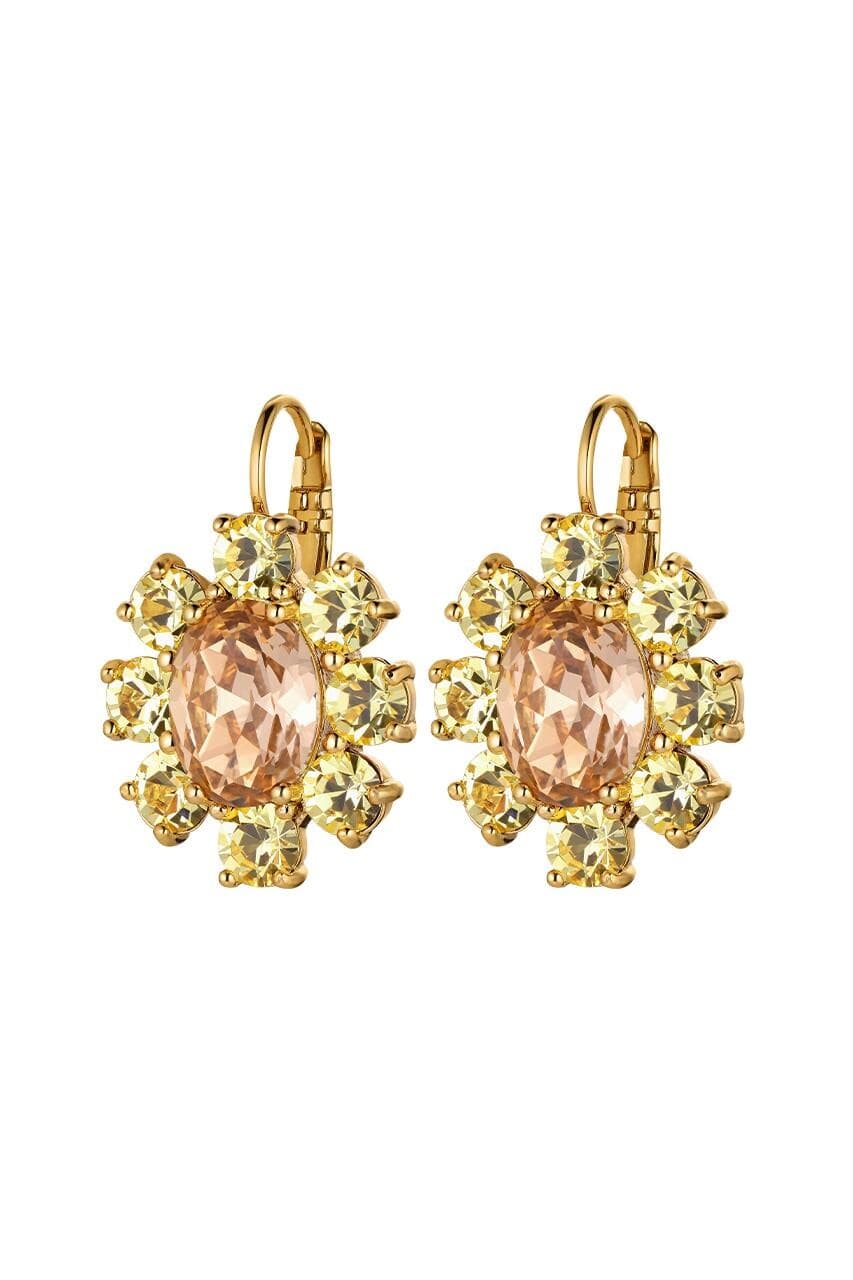 Dyrberg/Kern DYRBERG/KERN VALENTINA EARRING 420040 (Gold, Peach, ONESIZE)