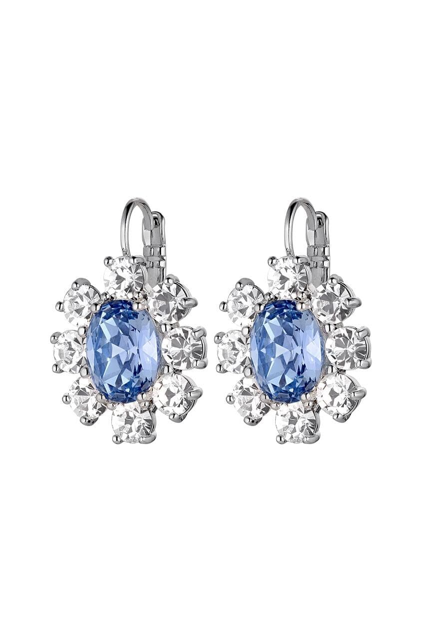 Dyrberg/Kern DYRBERG/KERN VALENTINA EARRING 420042 (Silver, Blue, ONESIZE)