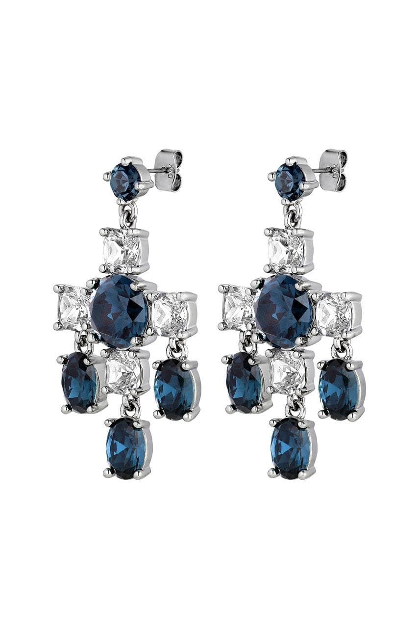 Dyrberg/Kern DYRBERG/KERN LEONORA EARRING 430124 (Silver, Blue, ONESIZE)