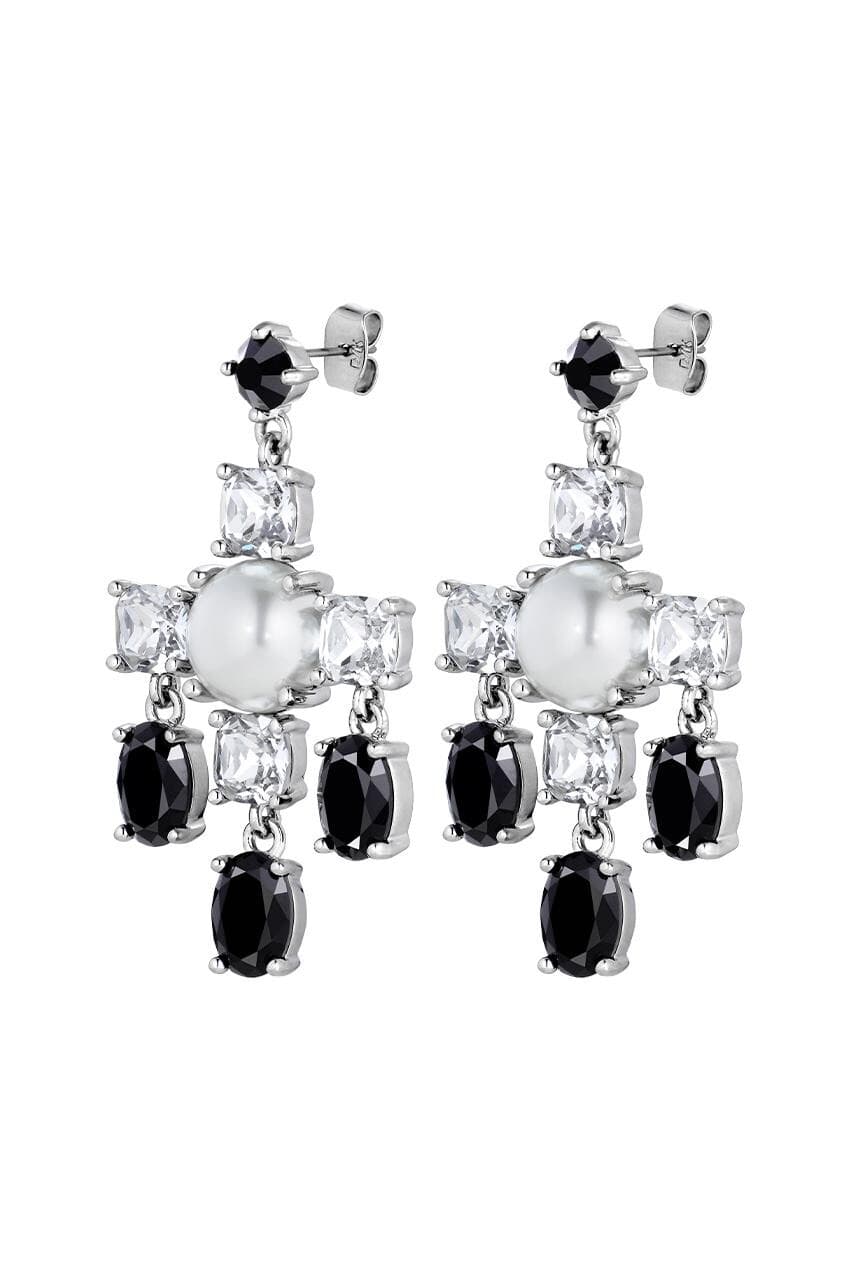 Dyrberg/Kern DYRBERG/KERN LEONORA EARRING 430074 (Silver, Crystal, ONESIZE)