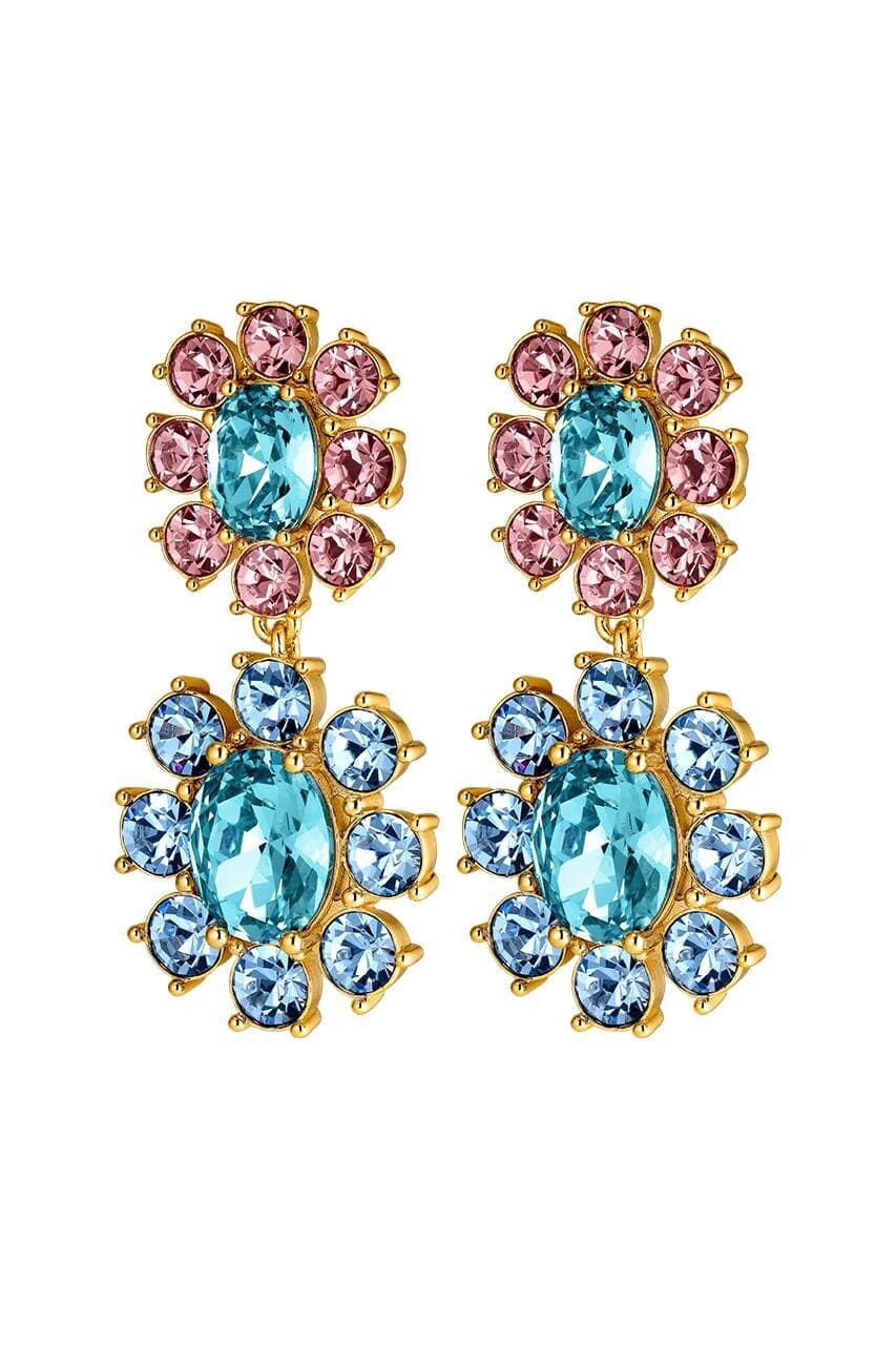 Dyrberg/Kern DYRBERG/KERN LINAØRERING 440062 (Gold, Blue, ONESIZE)