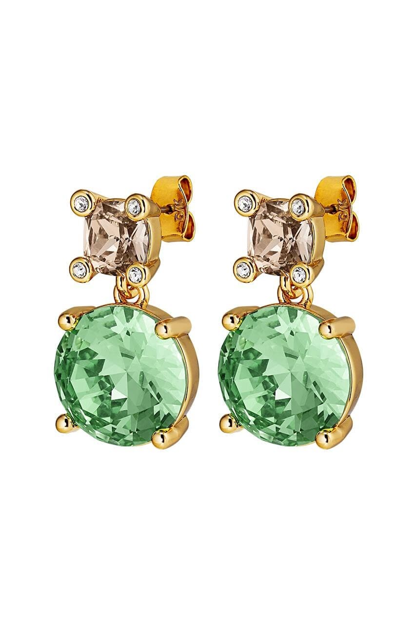 Dyrberg/Kern DYRBERG/KERN NICOLAØRERING 440012 (Gold, Green, ONESIZE)