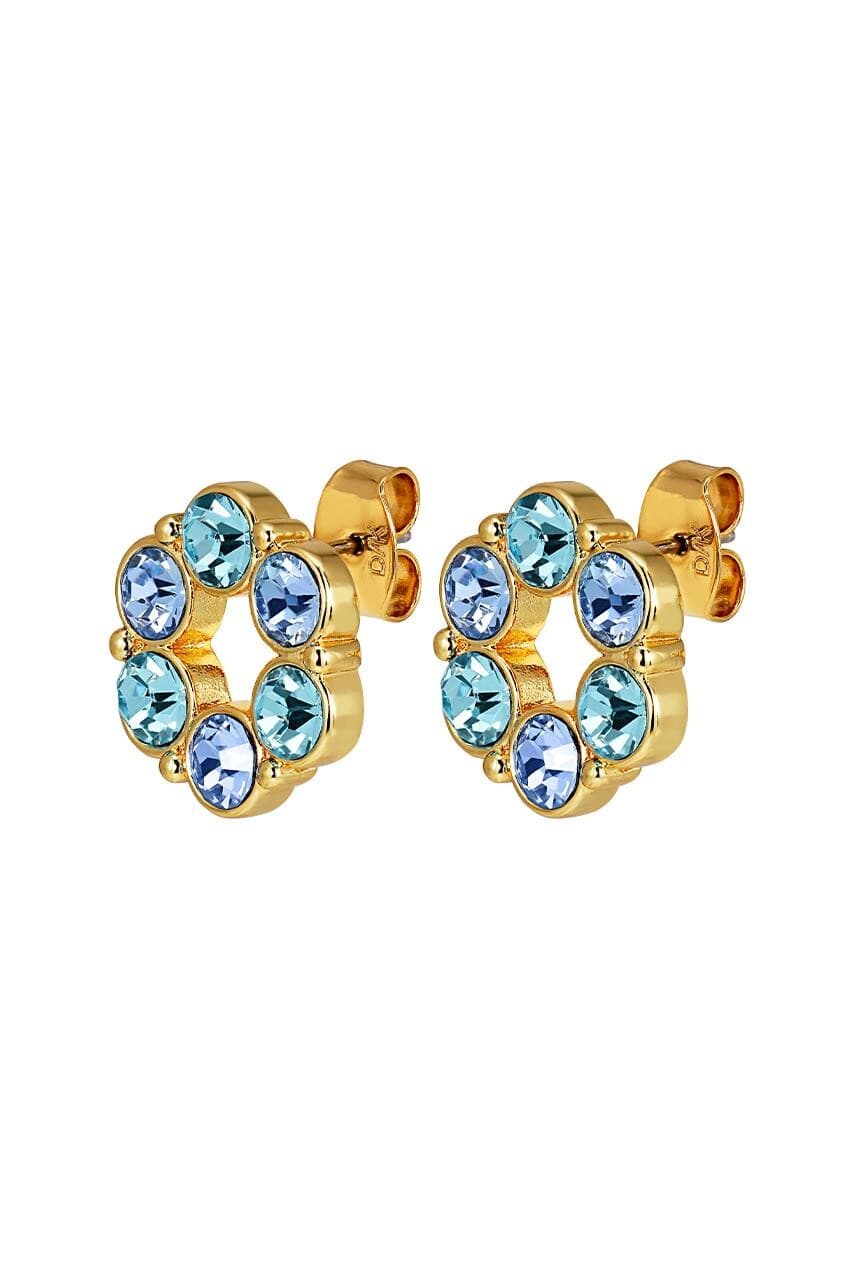 Dyrberg/Kern DYRBERG/KERN URSULAØRERING 440073 (Gold, Blue, ONESIZE)